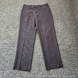 Perry Ellis Portfolio Dress Pants Brown Men's Size ~ 36x32